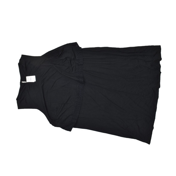 J.Jill WEAREVER Black Scoop Neck Knee Length Shift Dress Plus Size 2X NEW - Picture 1 of 8